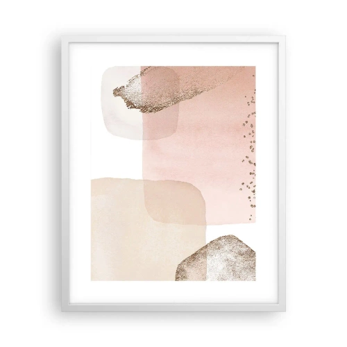 Póster en marco blanco - Una mirada a través del color - 40x50 cm