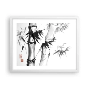 Póster en marco blanco - Primer plano de Oriente - 50x40 cm