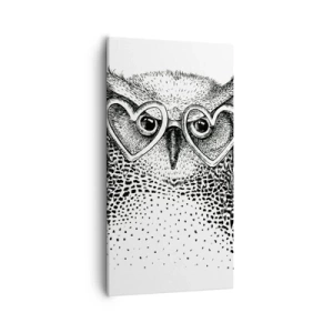 Cuadro sobre lienzo - Impresión de Imagen - Con sabiduría y amor - 55x100 cm