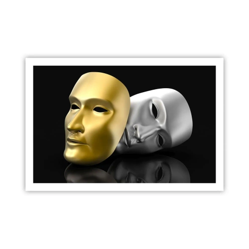 Póster - La vida es un teatro - 91x61 cm