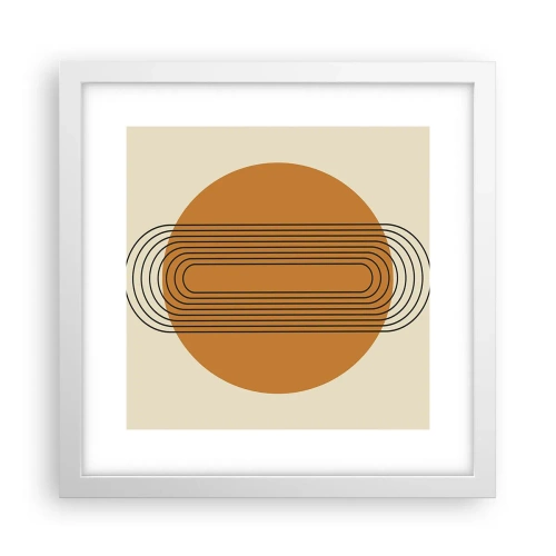 Póster en marco blanco - El plan perfecto - 30x30 cm