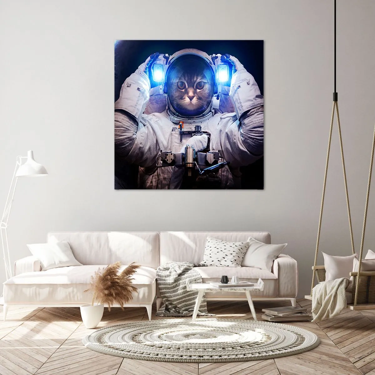 Cuadro sobre lienzo - Impresión de Imagen - Houston, tienes un problema. - 60x60 cm