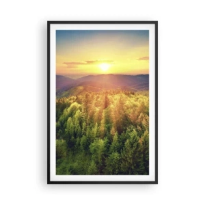 Póster en marco negro - Desde lo alto - 61x91 cm