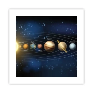 Póster - Uno de diez - 40x40 cm