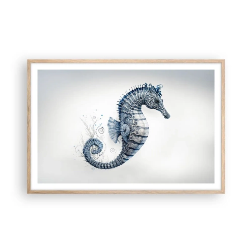 Póster en marco roble claro - Una sutil broma de la naturaleza - 91x61 cm