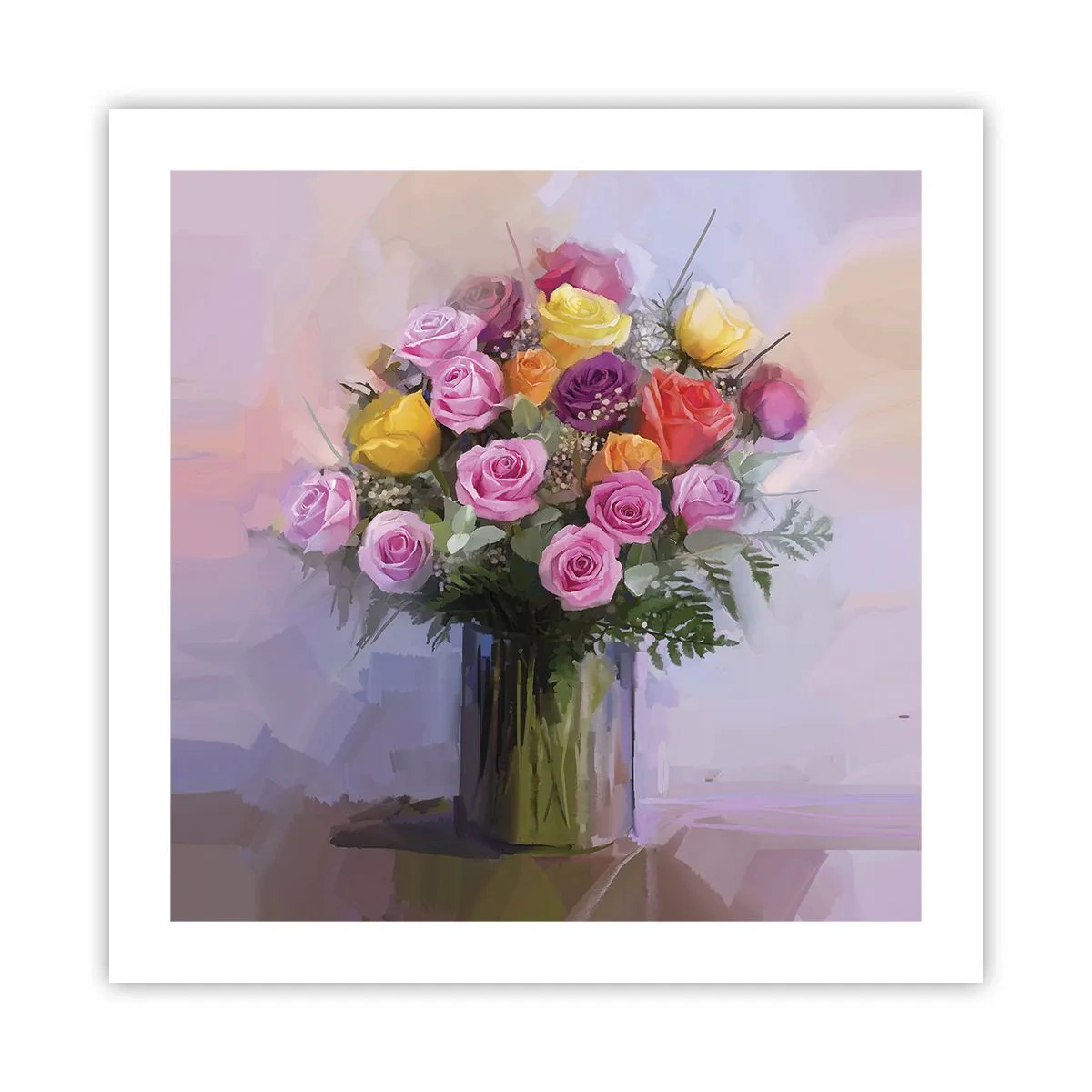 Póster - Belleza inmortalizada - 50x50 cm