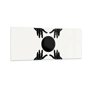 Cuadro sobre vidrio - Impresiones sobre Vidrio - Una señal secreta - 100x40 cm