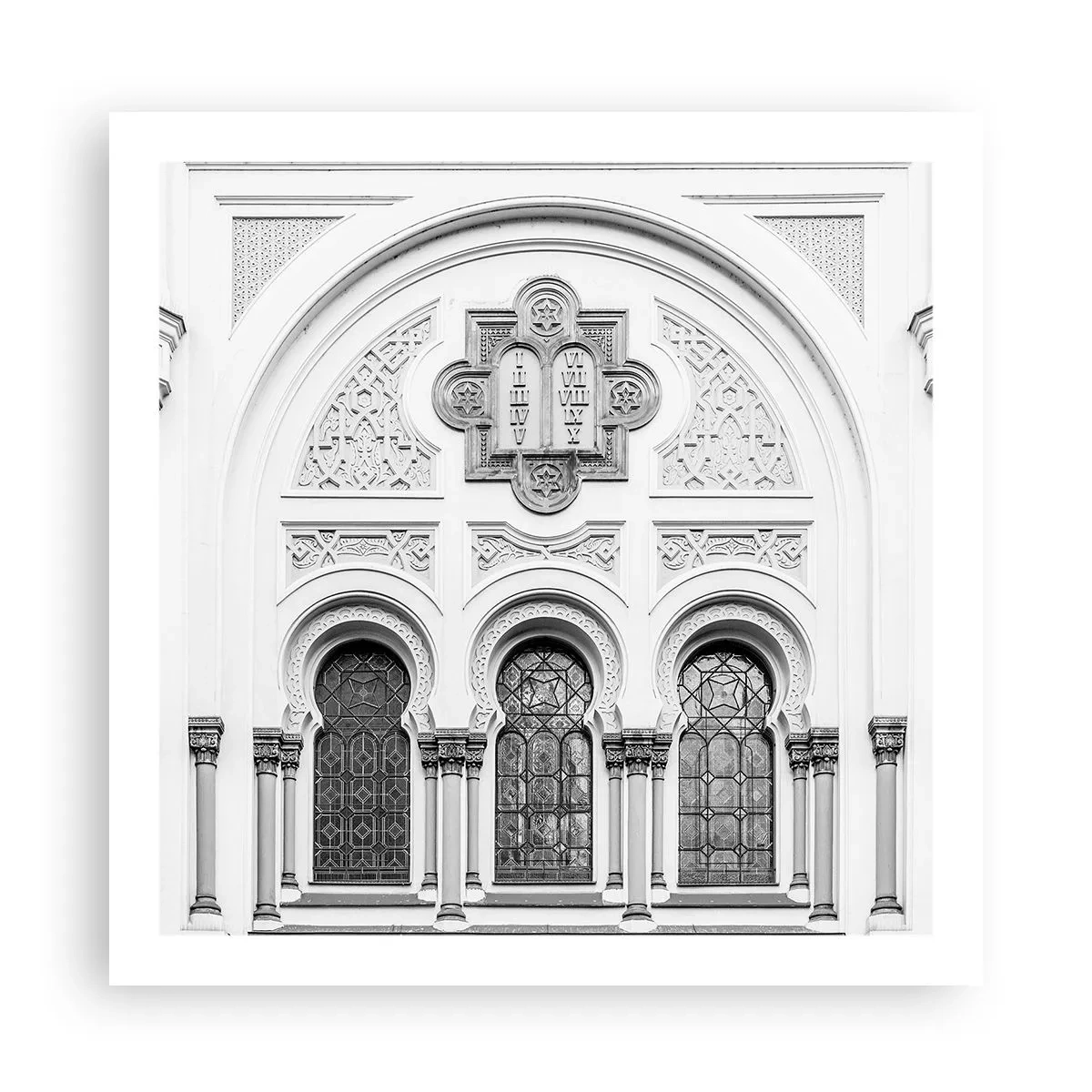 Póster - En la frontera de las culturas - 60x60 cm