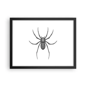 Póster en marco negro - Precisión inquietante - 40x30 cm