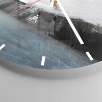 Esfera sin numeración, con rayas