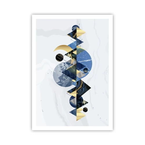 Póster - Paisaje geométrico - 70x100 cm