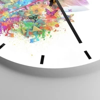 Esfera sin numeración, con rayas