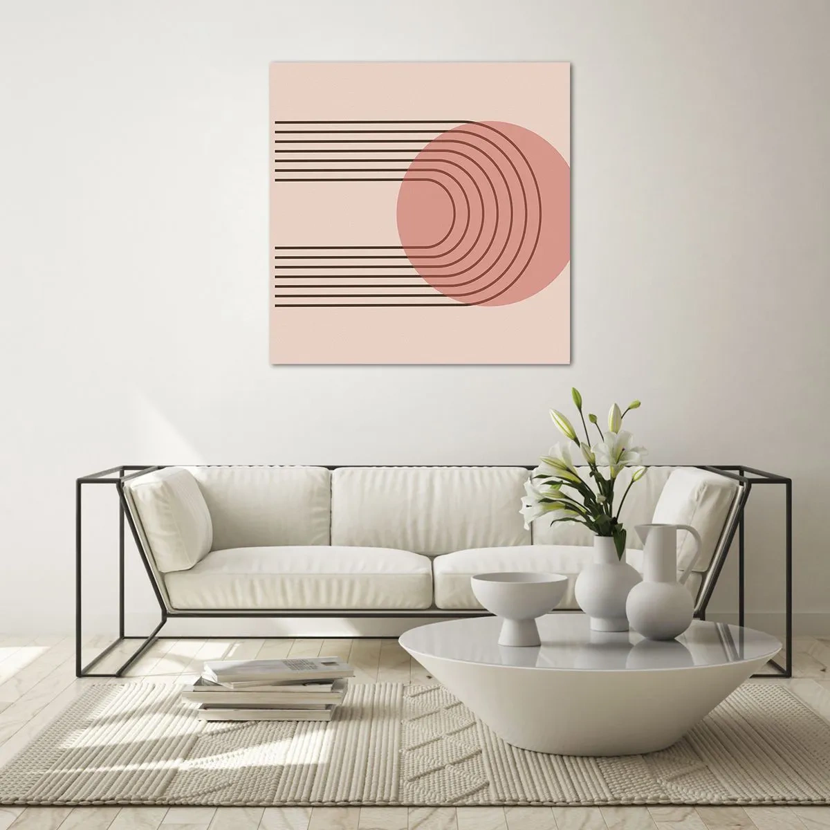 Cuadro sobre vidrio - Impresiones sobre Vidrio - Atracción irresistible - 40x40 cm