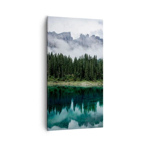 Cuadro sobre lienzo - Impresión de Imagen - Calla, calla, no despertemos al agua dormida.... - 55x100 cm