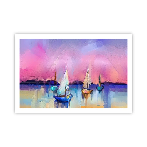 Póster - Dirección alta mar - 91x61 cm