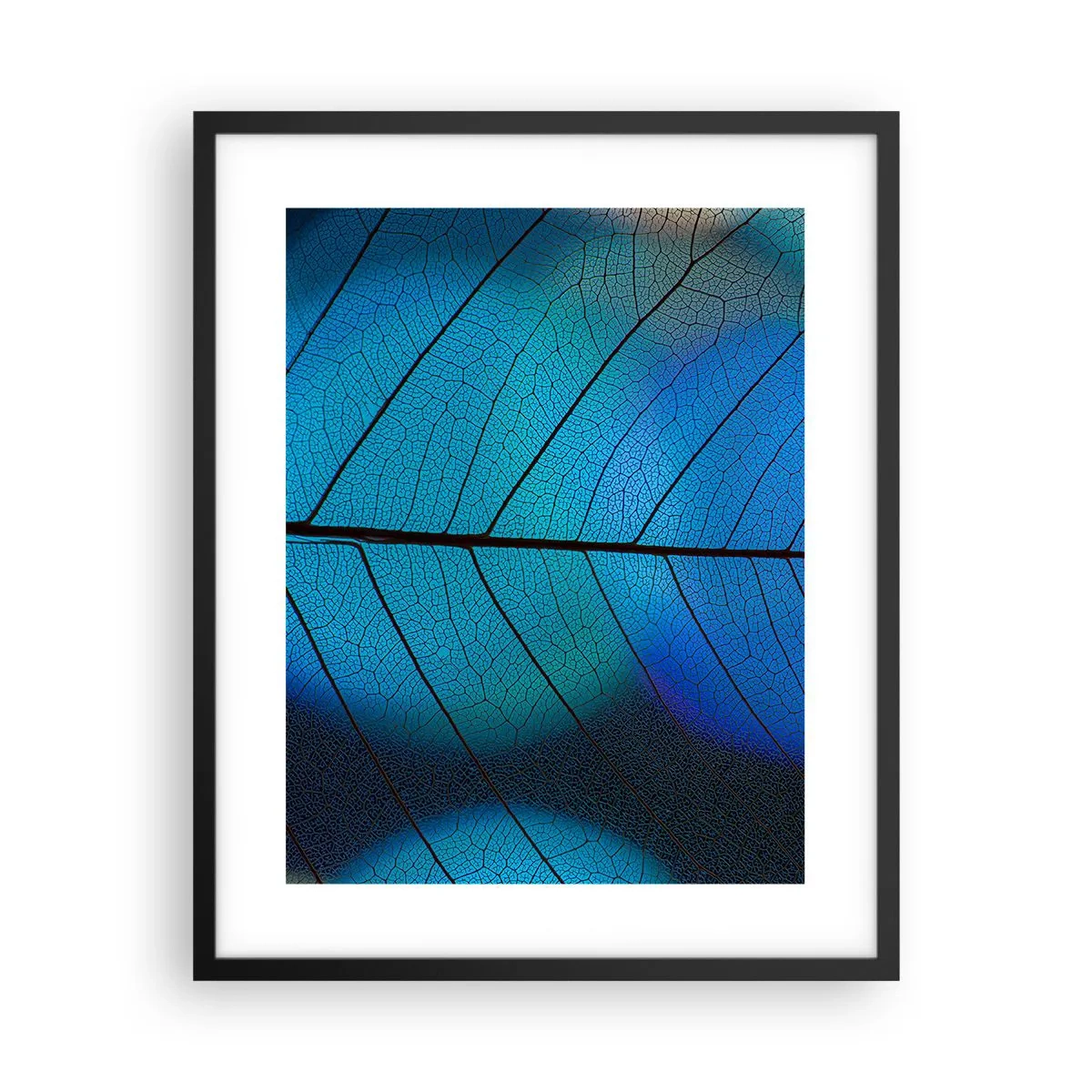 Póster en marco negro - Construcción intrincada - 40x50 cm