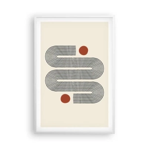 Póster en marco blanco - De principio a fin - 61x91 cm