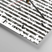 Esfera sin numeración, con rayas