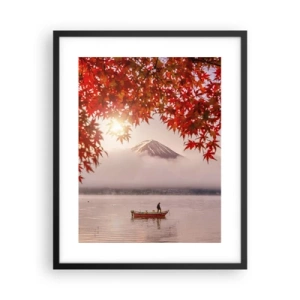 Póster en marco negro - Estilo japonés - 40x50 cm