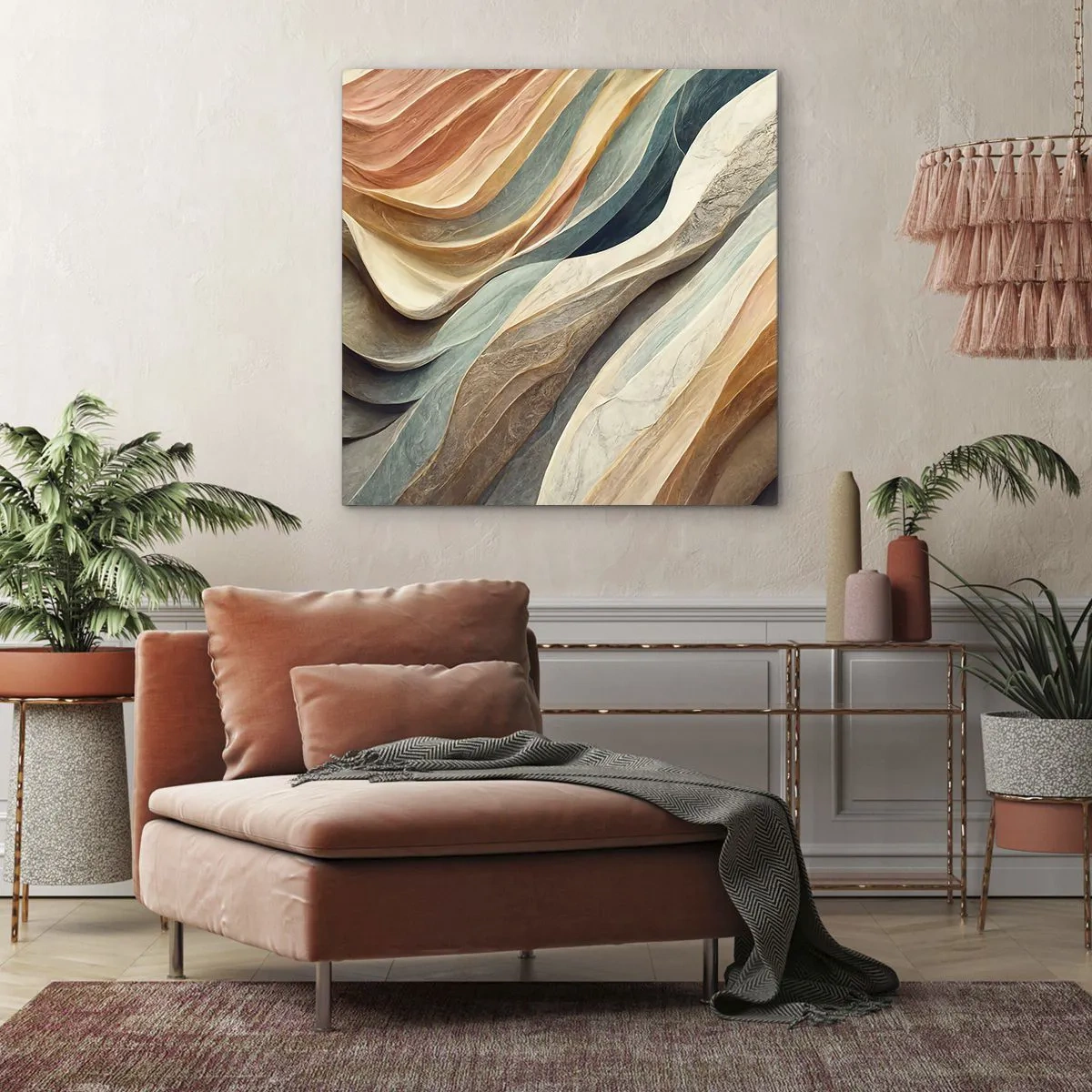 Cuadro sobre lienzo - Impresión de Imagen - Momentos previos al cambio - 70x70 cm