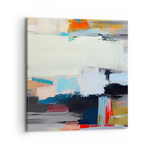 Cuadro sobre lienzo - Impresión de Imagen - ¿Existe un método único? - 70x70 cm