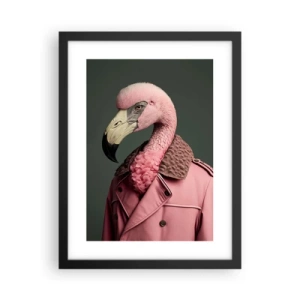 Póster en marco negro - La auténtica elegancia - 30x40 cm