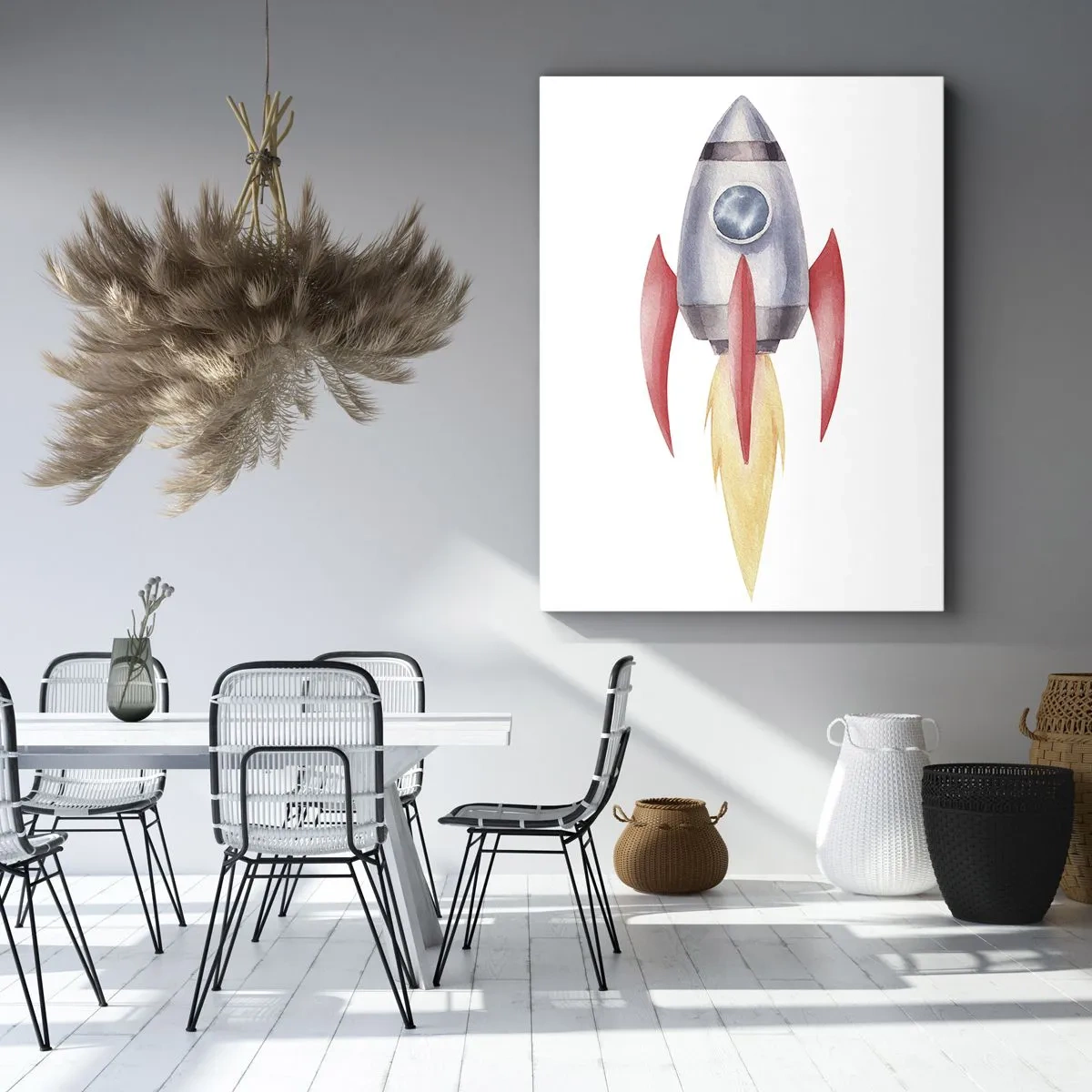 Cuadro sobre lienzo - Impresión de Imagen - Más alto, más rápido, más lejos - 55x100 cm