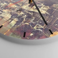 Esfera sin numeración, con rayas