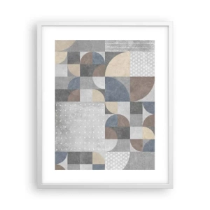 Póster en marco blanco - Fantasía cerámica - 40x50 cm