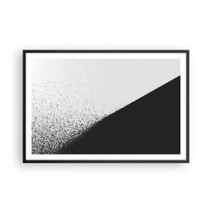 Póster en marco negro - Cada vez más rápido, cada vez más alto - 91x61 cm