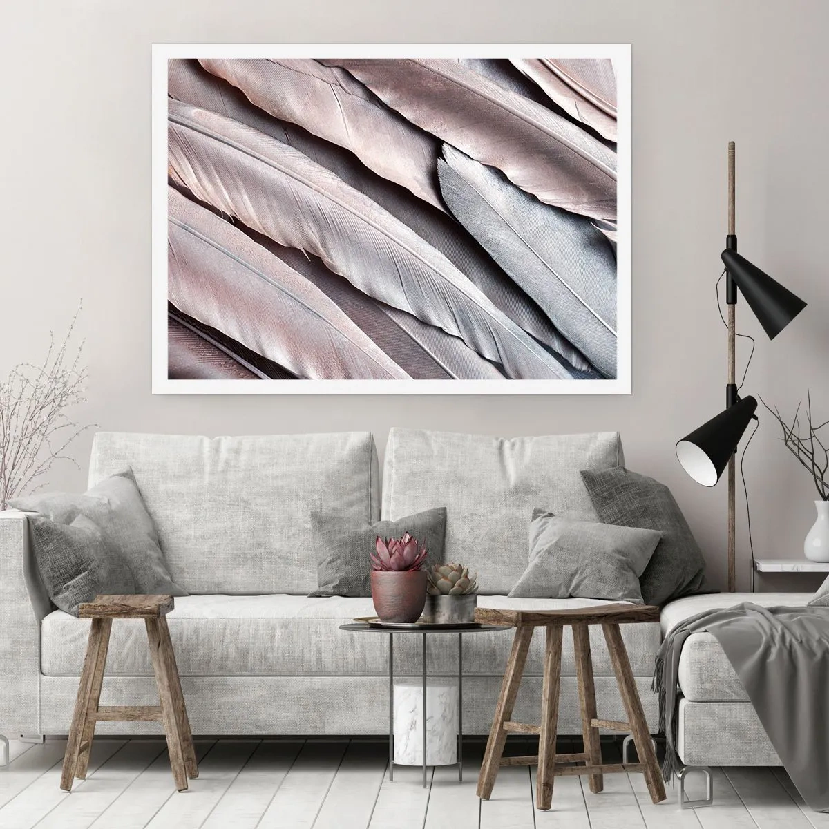 Póster - En rosa plateado - 91x61 cm