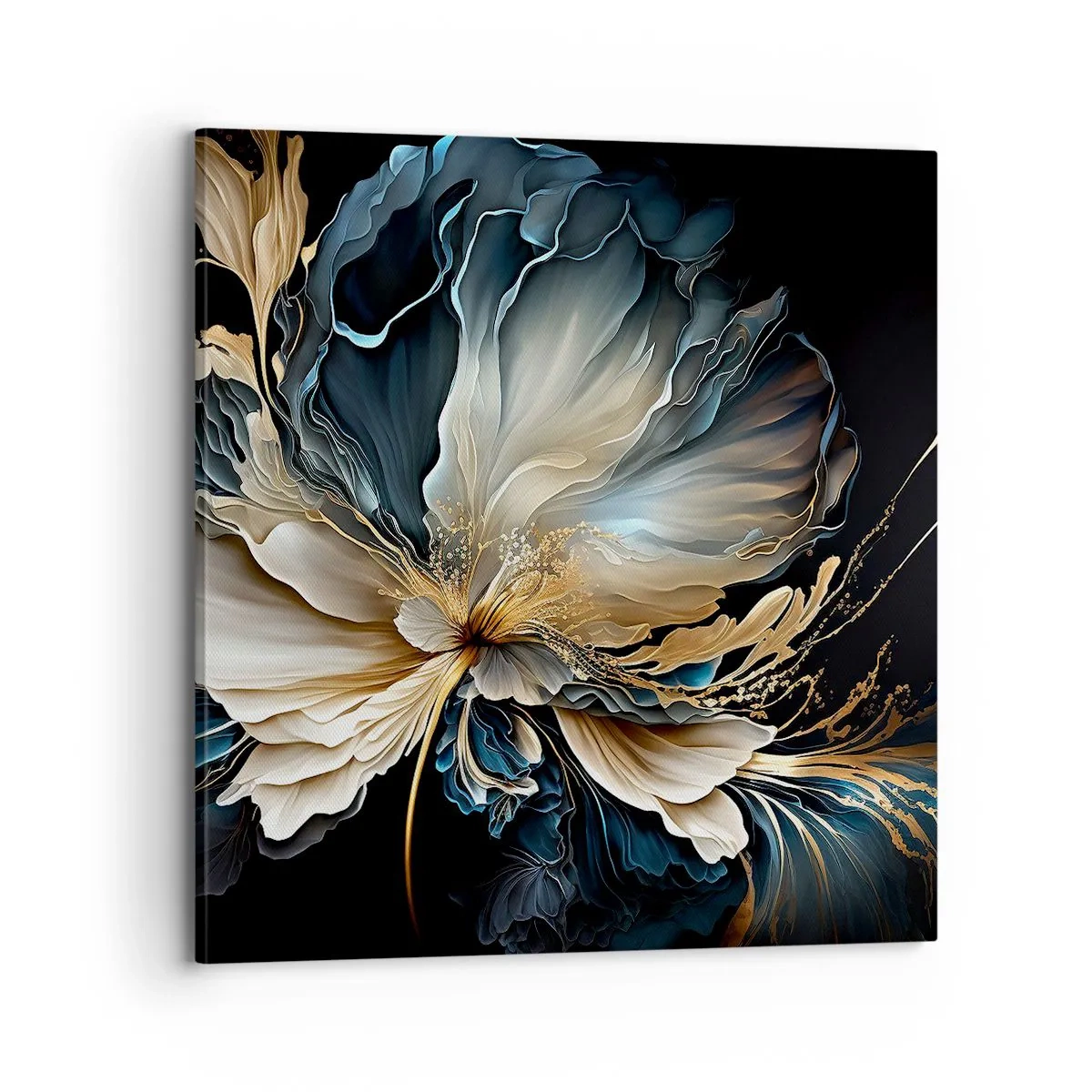 Cuadro sobre lienzo - Impresión de Imagen - Flor de helecho de cuento - 70x70 cm