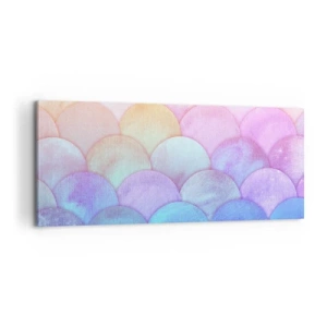 Cuadro sobre lienzo - Impresión de Imagen - Concha de perla - 100x40 cm