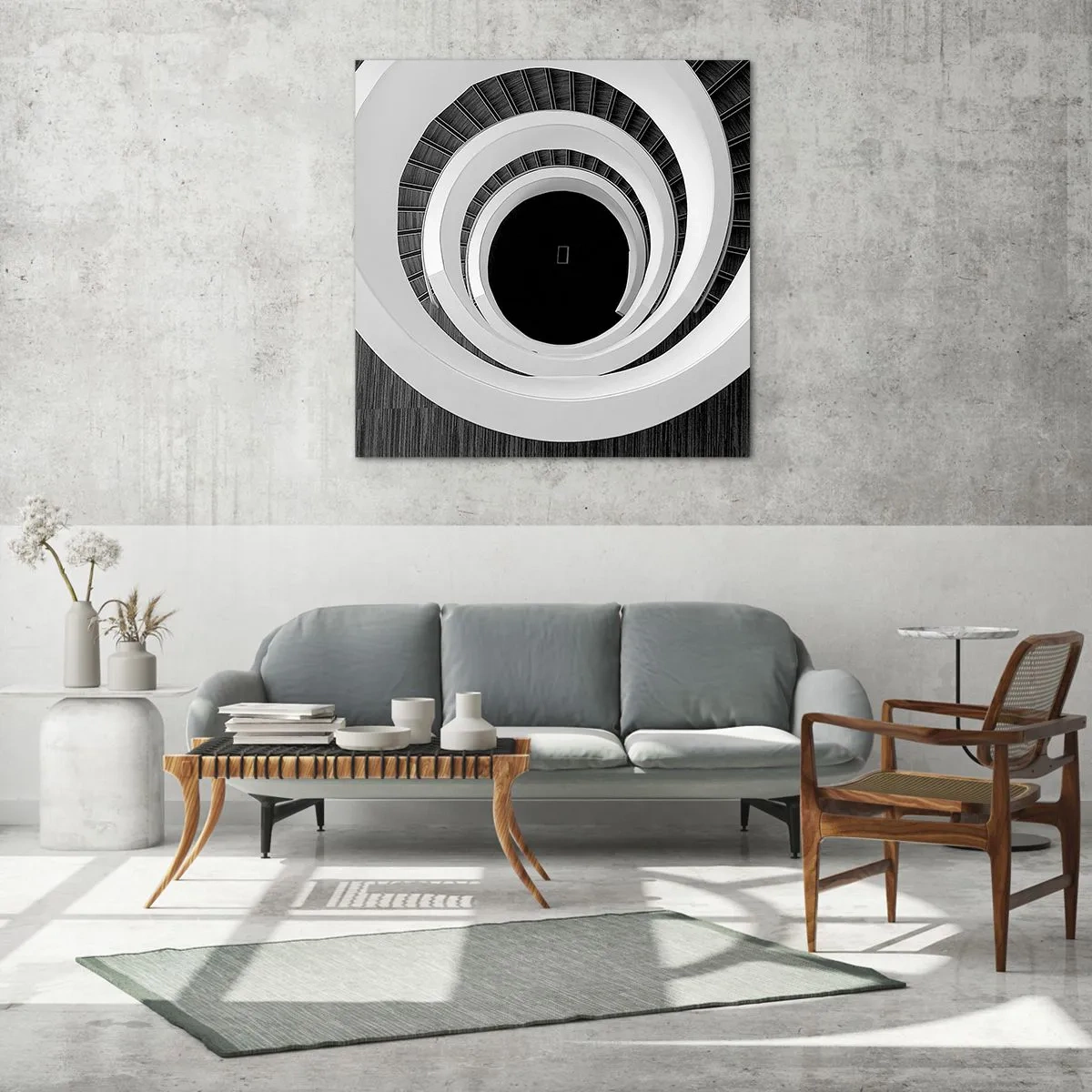 Cuadro sobre vidrio - Impresiones sobre Vidrio - Hacia el origen - 50x50 cm