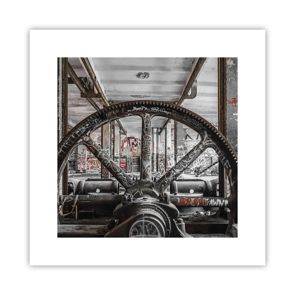 Póster - La vida secreta de una fábrica - 30x30 cm
