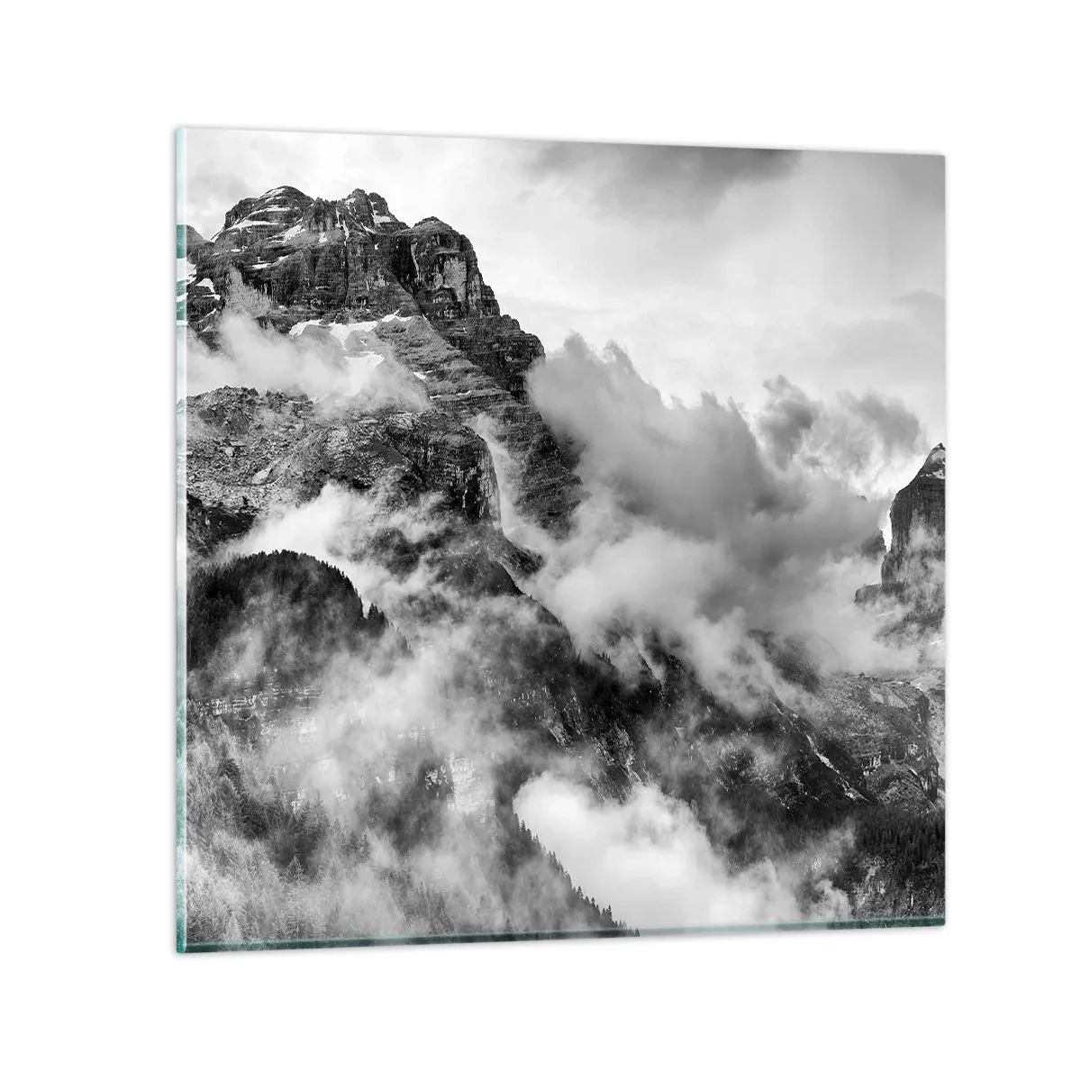 Cuadro sobre vidrio - Impresiones sobre Vidrio - Hermoso y cruel - 30x30 cm