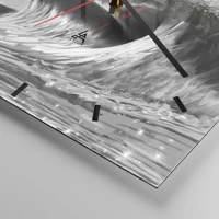 Esfera sin numeración, con rayas