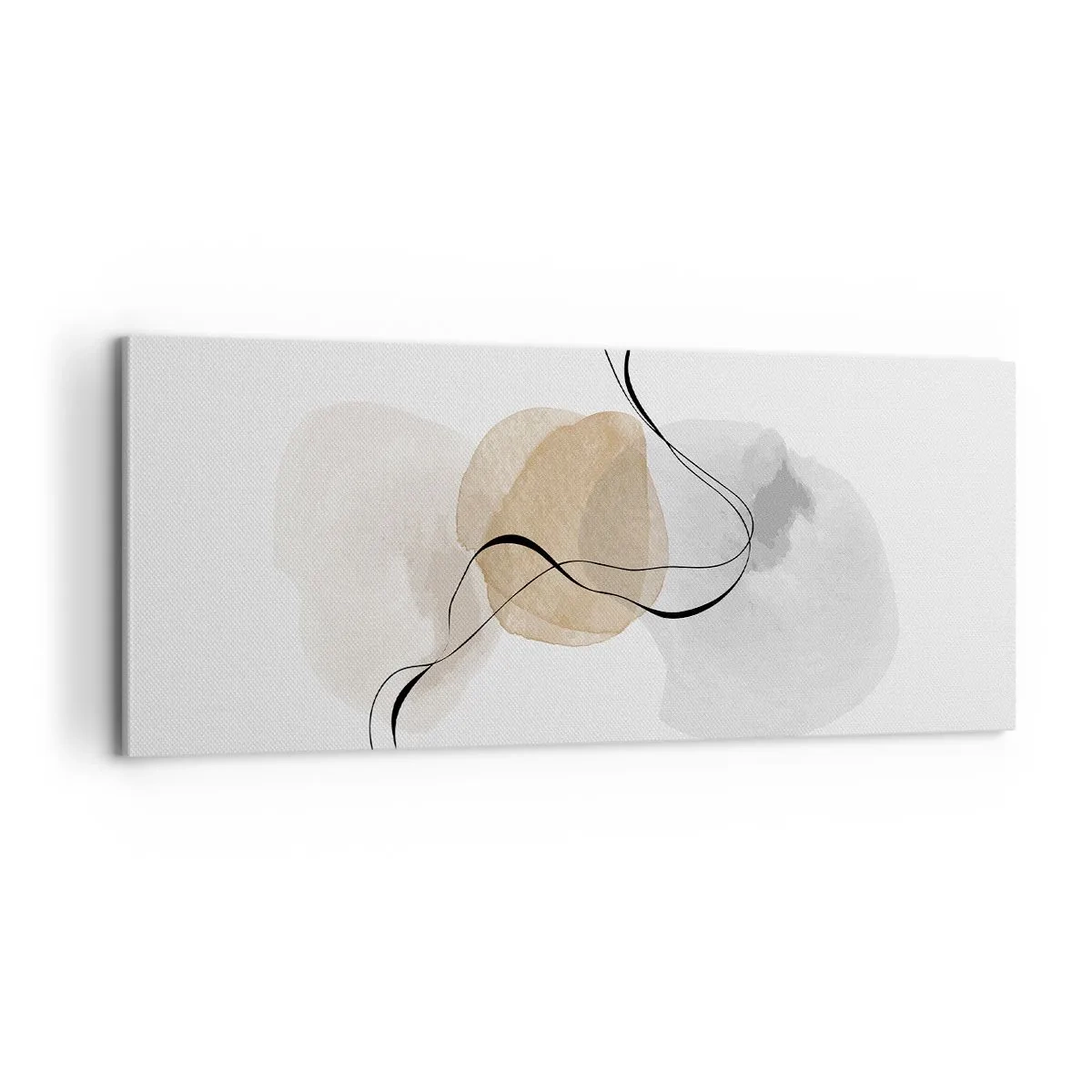 Cuadro sobre lienzo - Impresión de Imagen - Pompas de aire - 100x40 cm