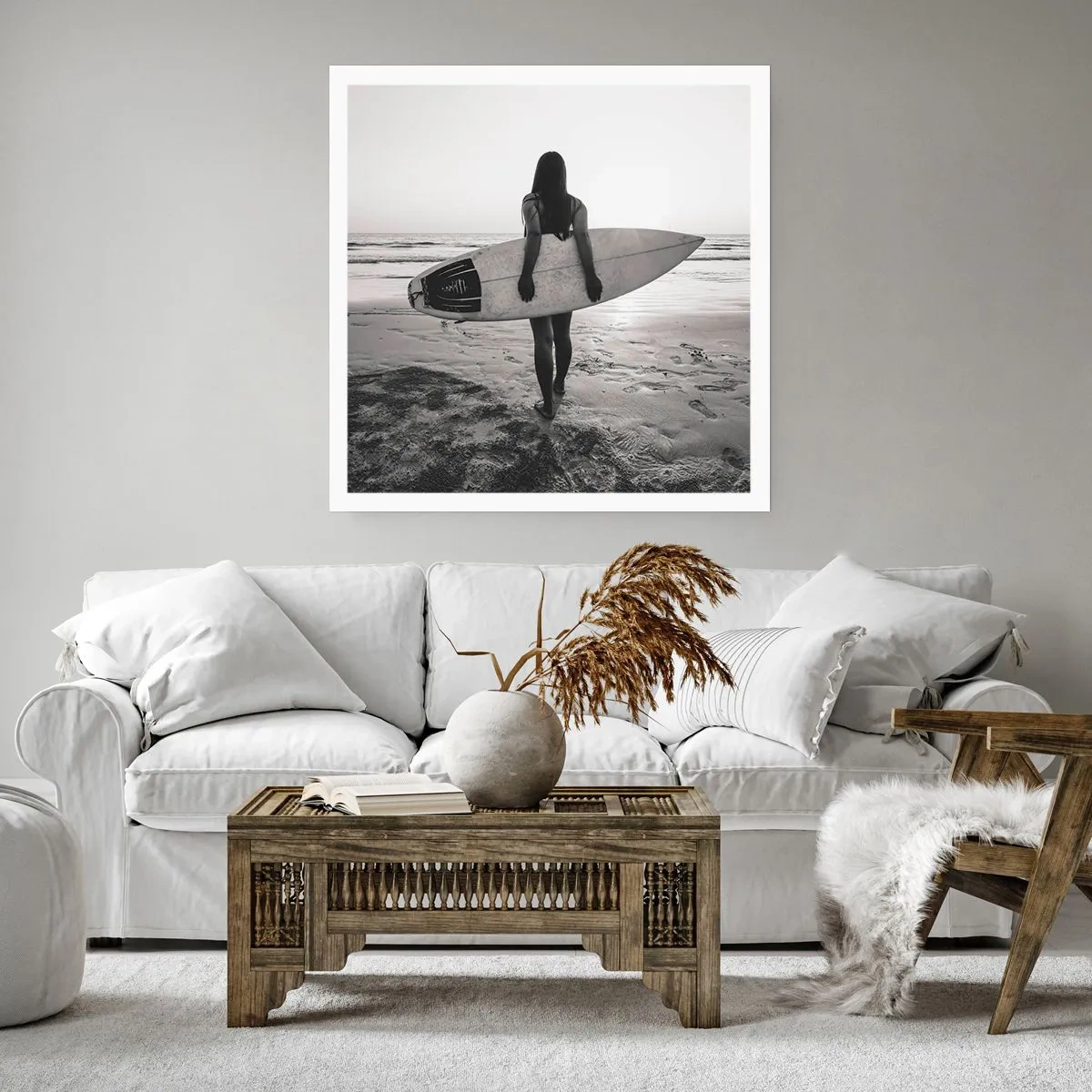 Póster - Hija de las olas marinas - 60x60 cm