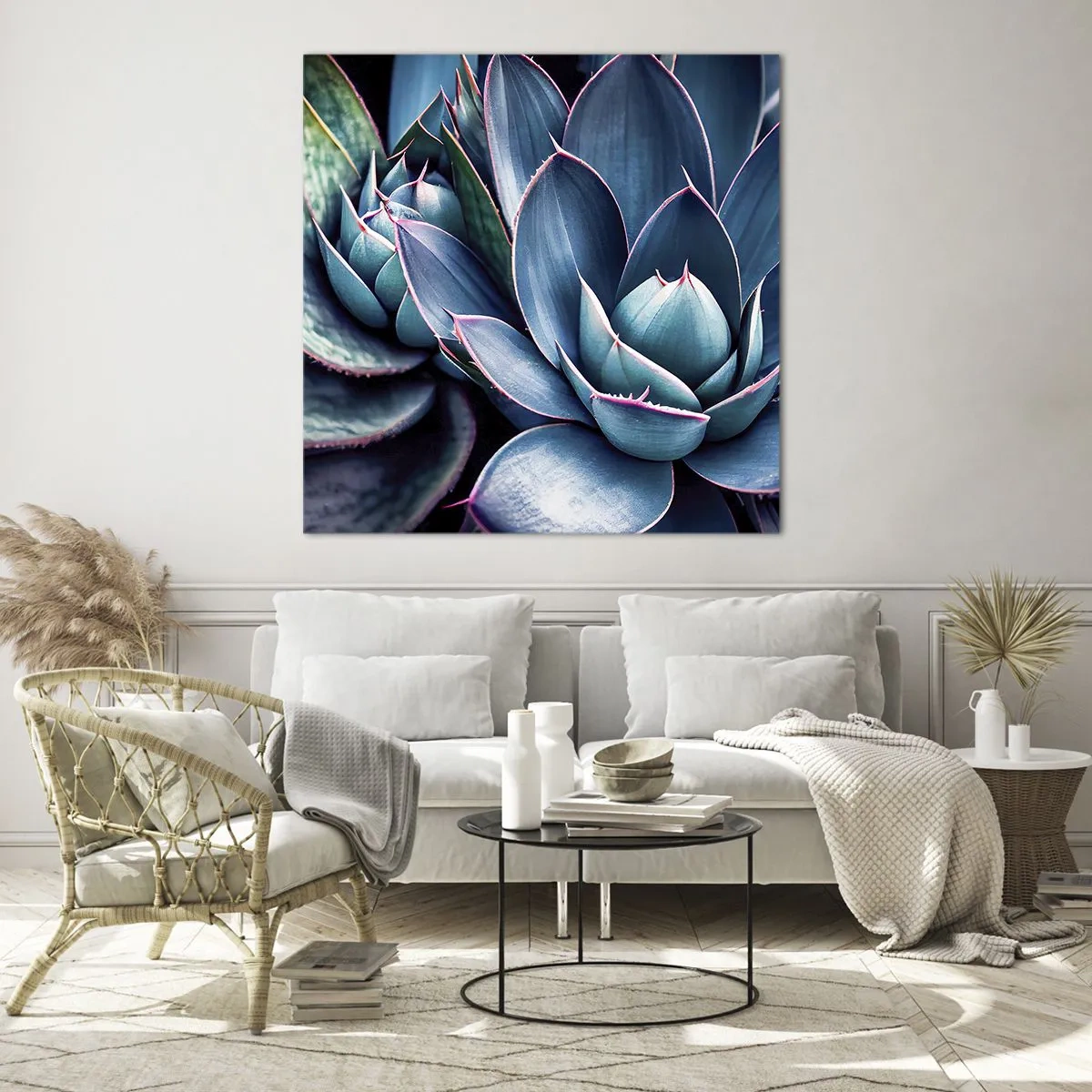 Cuadro sobre vidrio - Impresiones sobre Vidrio - Fuerza vital - 30x30 cm