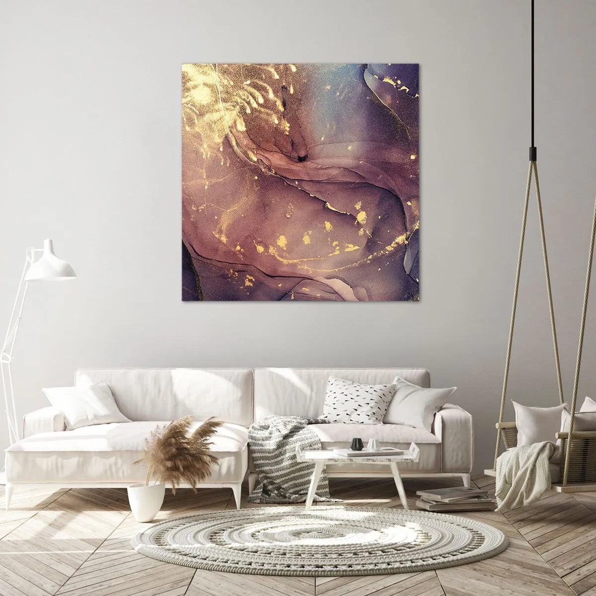 Cuadro sobre lienzo - Impresión de Imagen - Materia y espíritu - 40x40 cm