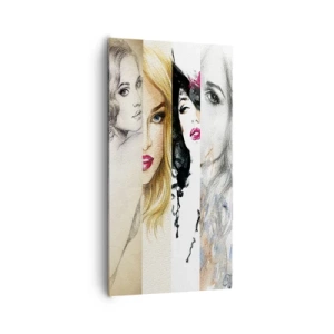 Cuadro sobre lienzo - Impresión de Imagen - Y siempre eres tú - 65x120 cm