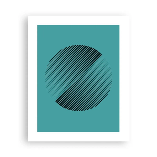 Póster - El círculo: una variación geométrica - 40x50 cm