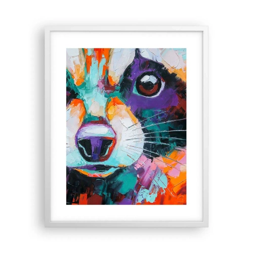 Póster en marco blanco - Solo buenas emociones - 40x50 cm