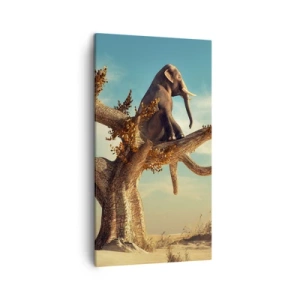 Cuadro sobre lienzo - Impresión de Imagen - Un nuevo punto de vista - 45x80 cm