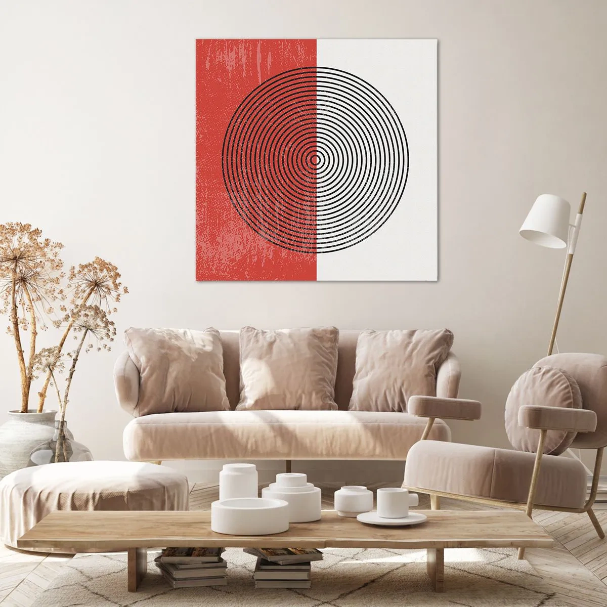 Cuadro sobre lienzo - Impresión de Imagen - En el corazón de la misma - 40x40 cm