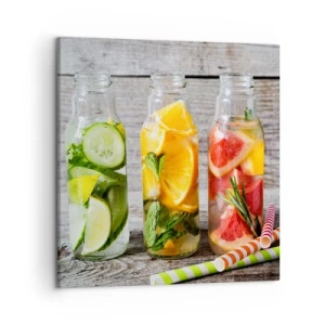 Cuadro sobre lienzo - Impresión de Imagen - Saludable por naturaleza - 50x50 cm