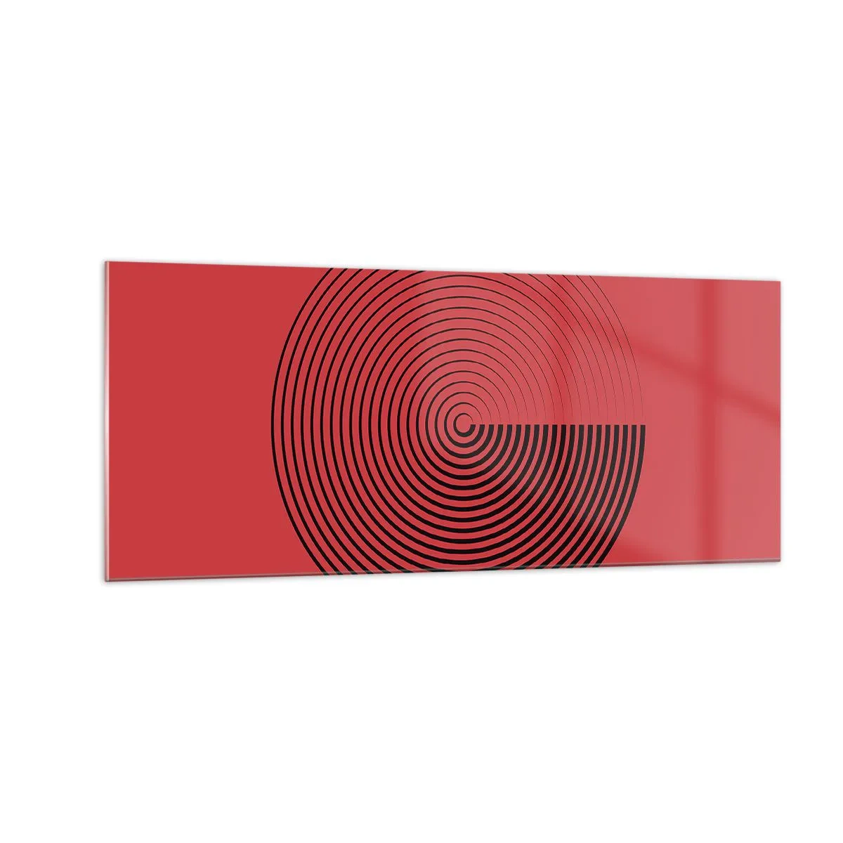 Cuadro sobre vidrio - Impresiones sobre Vidrio - Movimiento circular - 100x40 cm