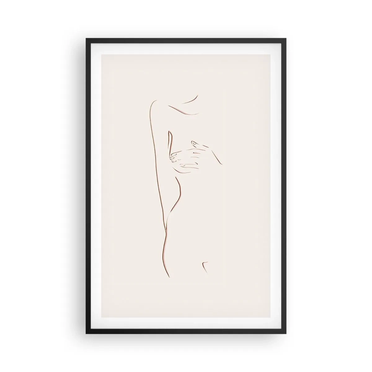 Póster en marco negro - La forma del deseo - 61x91 cm