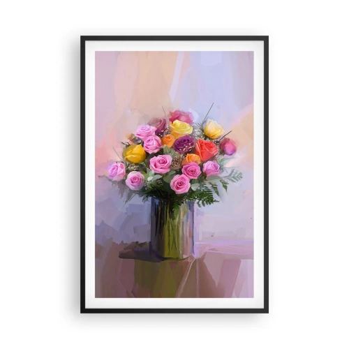 Póster en marco negro - Belleza inmortalizada - 61x91 cm